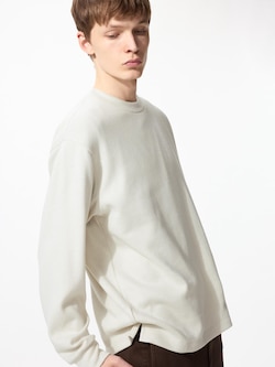 Soft Knitted Fleece Crew Neck T