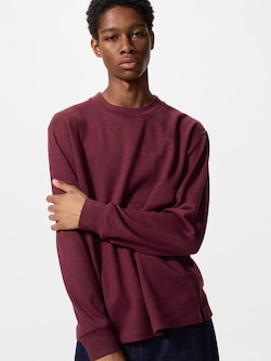 Soft Knitted Fleece Crew Neck T