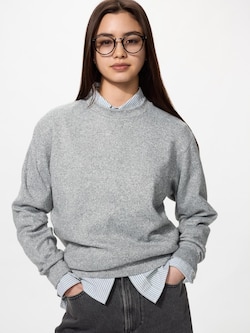 Soft Knitted Fleece Crew Neck T Long Sleeve
