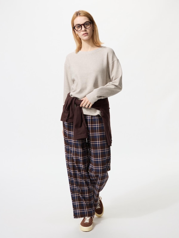 Waffle Crew Neck T Long Sleeve