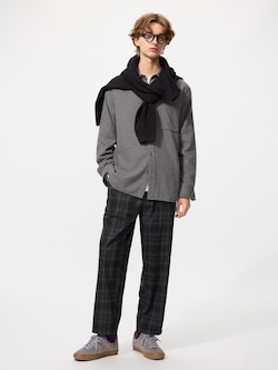 Flannel Easy Ankle Pants