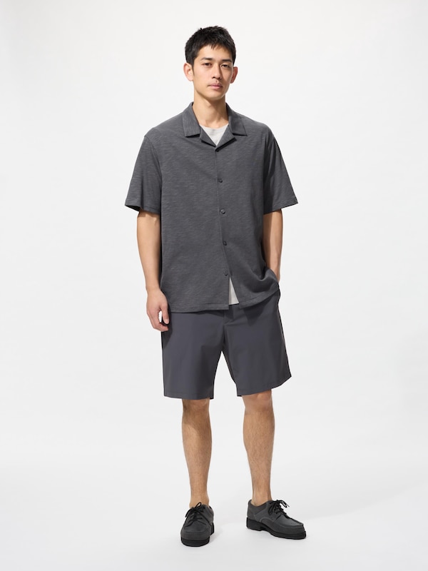 AIRism Cotton Open Collar Polo Shirt