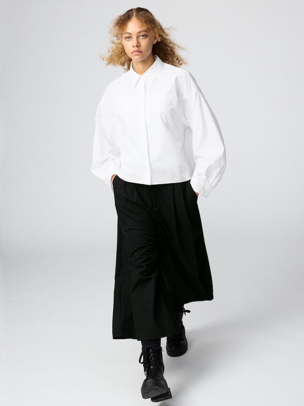 Cotton Short Shirt Long Sleeve