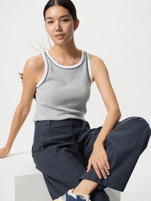 Ribbed Bra Top Ringer