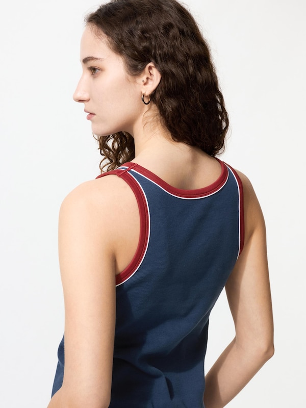 Ribbed Bra Top Ringer