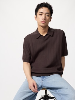 Washable Knitted Skipper Polo Shirt