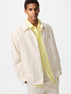 Cotton Linen Shirt Jacket Long Sleeve