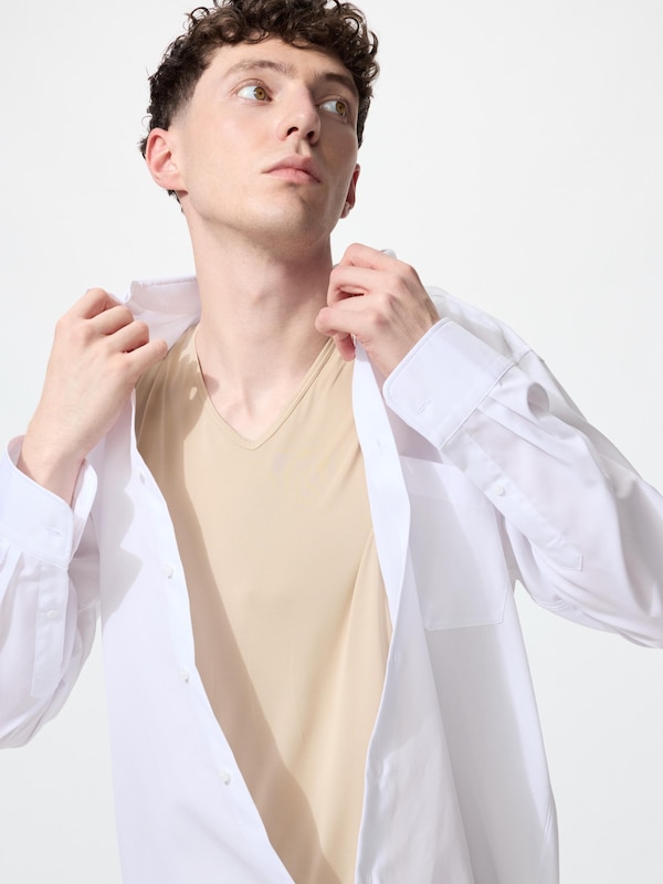 AIRism V Neck T-Shirt Short Sleeve