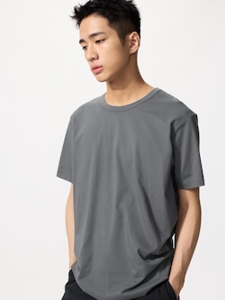 AIRism Cotton Crew Neck T-Shirt