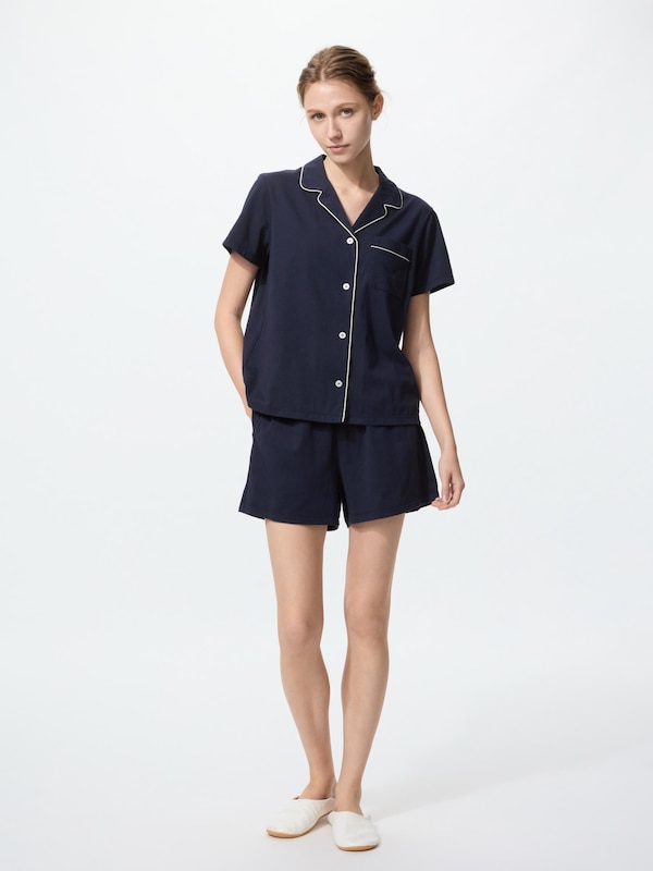 AIRism Cotton Pajamas Short Sleeve