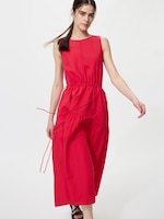 Linen Blend Tiered Dress
                                          Sleeveless