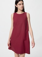 Linen Blend Mini Dress
                                          Sleeveless