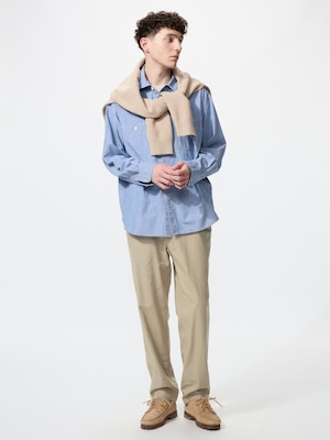 Linen Blend Relaxed Pants
