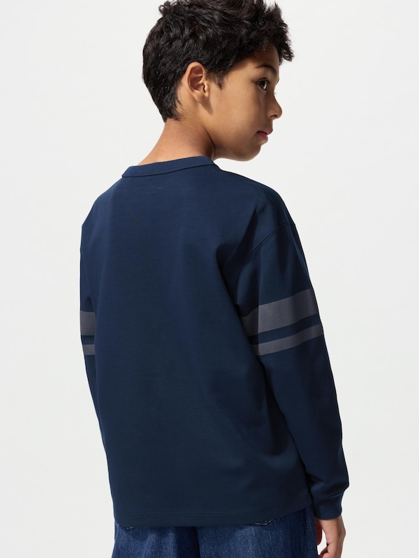 AIRism Cotton Crew Neck T-Shirt Long Sleeve