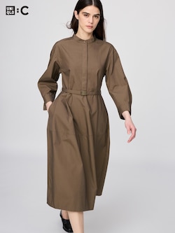 Cotton Volume Sleeve Dress