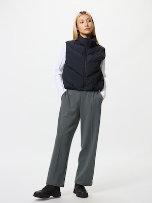 Stretch Double Face Straight Pants
