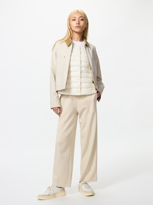 Stretch Double Face Straight Pants