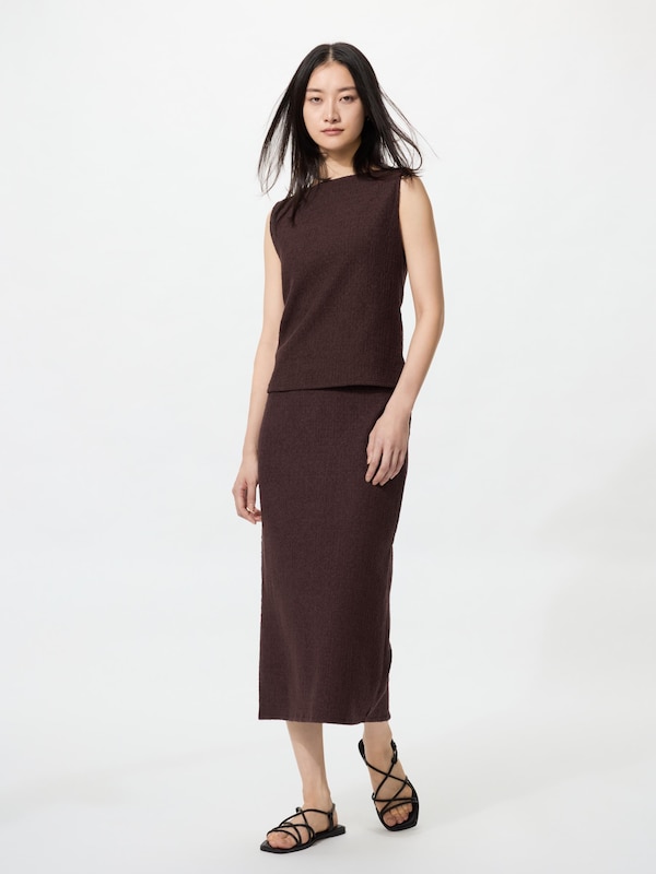 Shirring Narrow Skirt