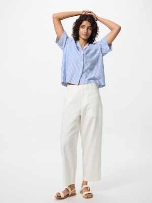 Linen Cotton Tapered Pants