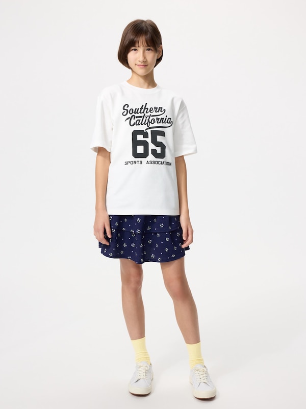 AIRism Cotton Graphic Crew Neck T-Shirt