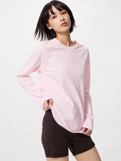 Slub Cotton T-Shirt Long Sleeve