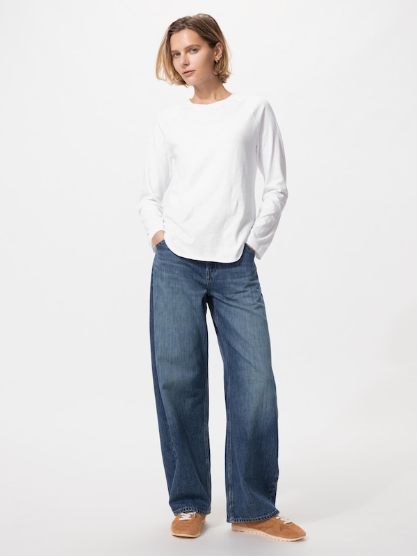 Slub Cotton T-Shirt Long Sleeve