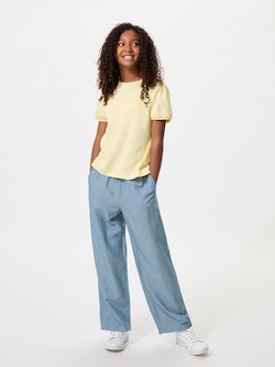 Linen Blend Wide Easy Pants