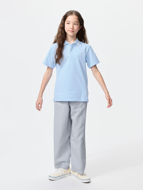 Linen Blend Wide Easy Pants