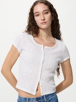 Waffle Full Open Mini
                                          T-Shirt