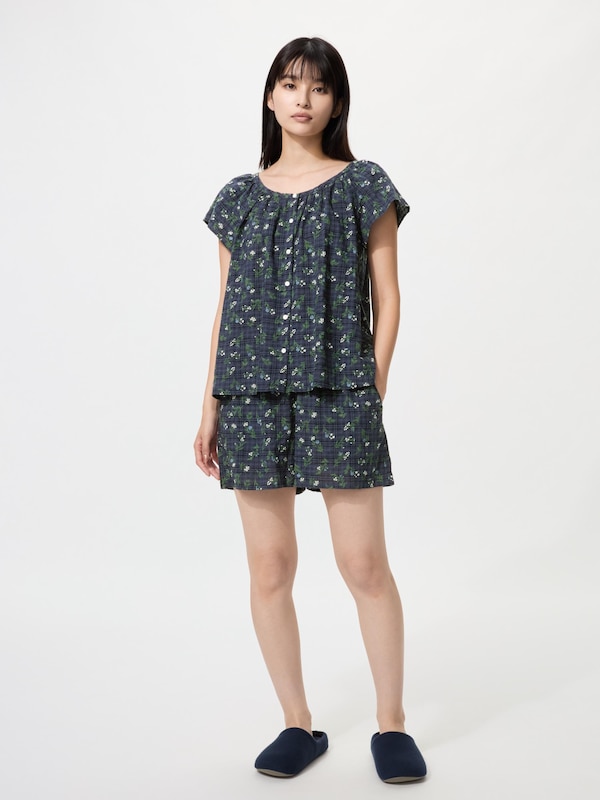 Cotton Pajamas Short Sleeve