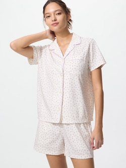 AIRism Cotton Pajamas Short Sleeve