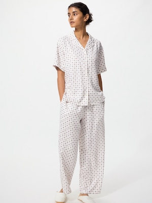 Satin Pajamas Short Sleeve