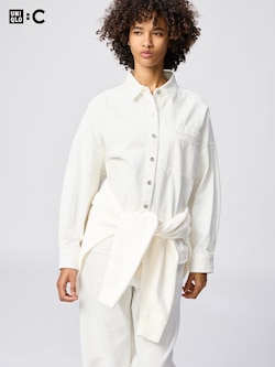 Denim Relaxed Shirt Jacket