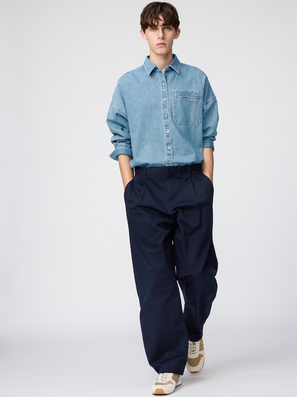 Denim Relaxed Shirt Jacket