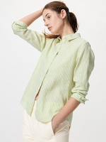 Premium Linen Shirt Long
                                          Sleeve Striped