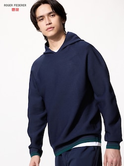 Washable 3D Knit Pullover Hoodie