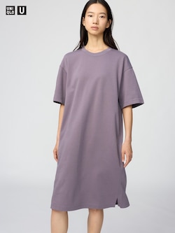 AIRism Cotton Relaxed Dress Short Sleeve
