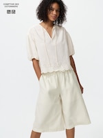 Linen Blend Culotte