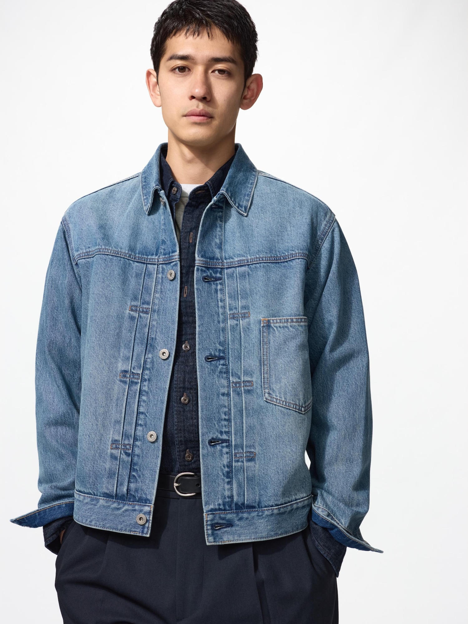 Unisex Denim Trucker Jacket | UNIQLO IN