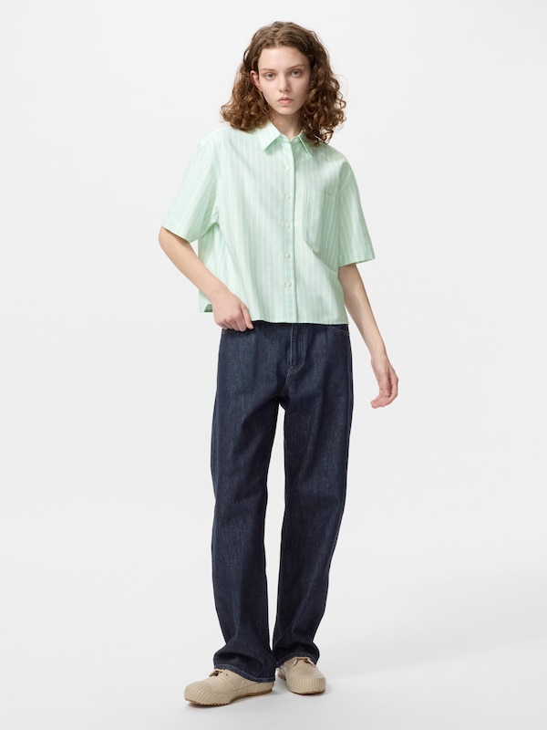 Oxford Boxy Shirt Short Sleeve