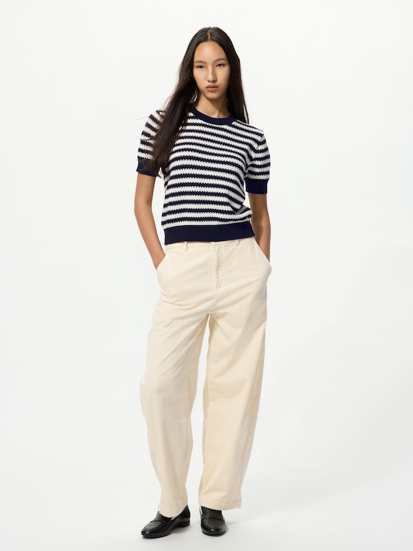 Cotton Sweater Short Sleeve