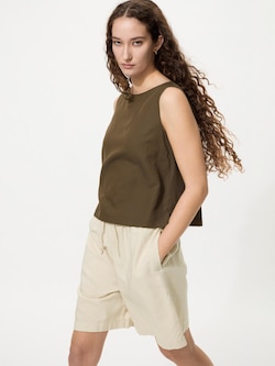 Linen Blend Easy Shorts