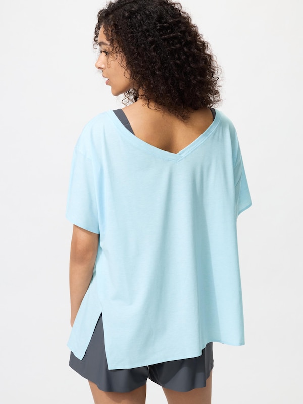 AIRism Relaxed V Neck T-Shirt | 2 Way