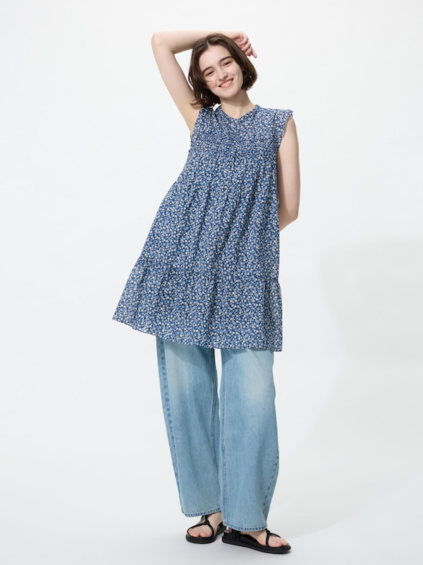 Light Cotton Tiered Dress