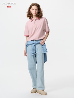 Dry Pique Striped Polo Shirt