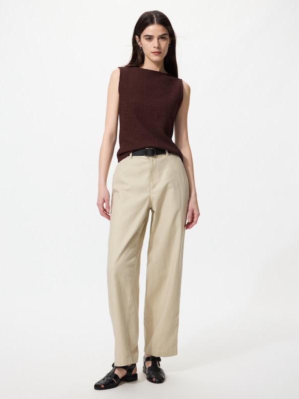 Shirring Boat Neck T-Shirt