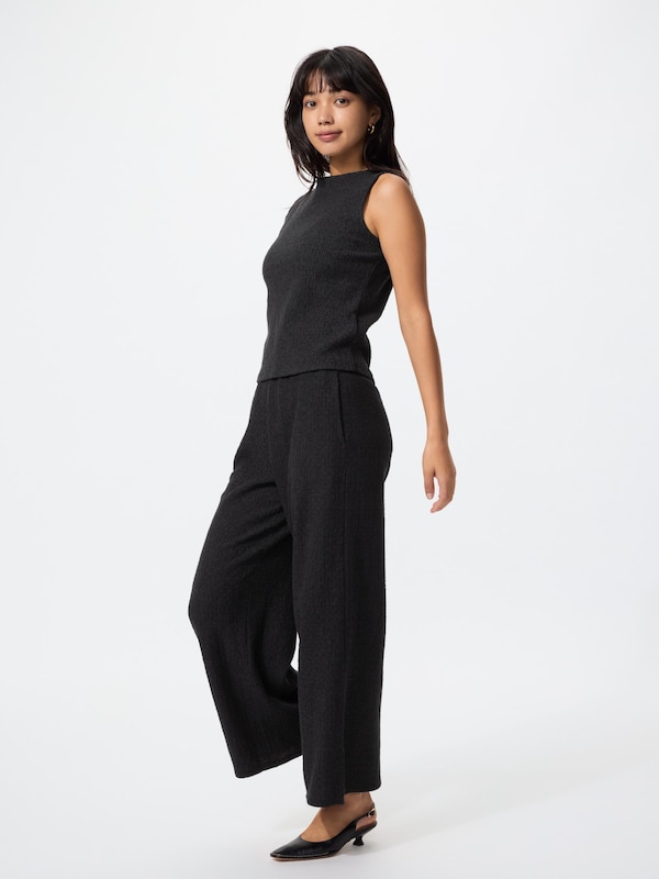 Shirring Boat Neck T-Shirt