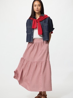 Tiered Maxi Skirt