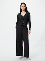 Ribbed Wide Easy Pants