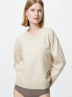 Washable Knit V
                                                  Neck Sweater